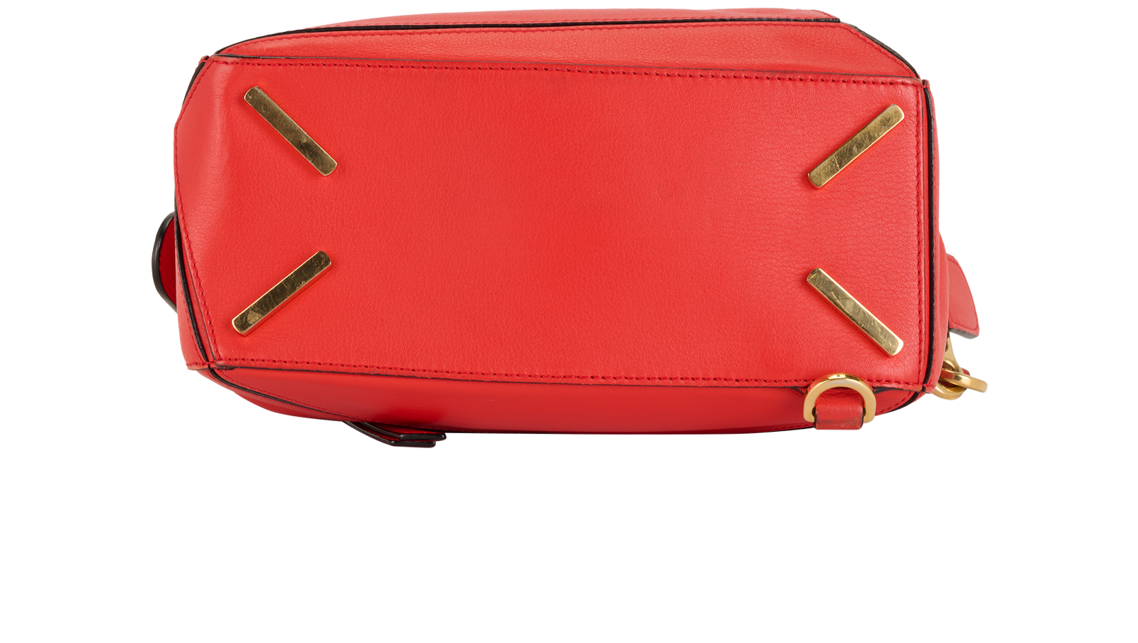 Medium Puzzle Bag, &pound;1,100, Handbags, Red, Leather, Top view